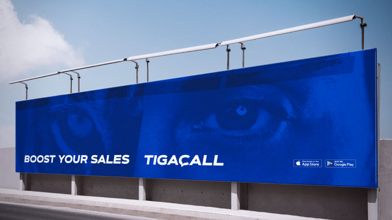 Boost your Sales with Tigacall Großflächenwerbung.
